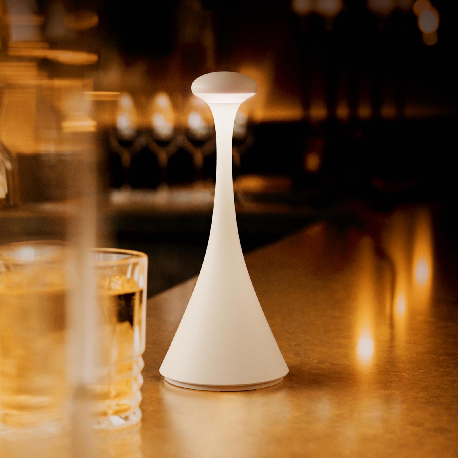 Настільна лампа SIGOR Nudrop Mini Dimmable LED Battery Indoor & Outdoor 21 см Білий сніг, фото №2