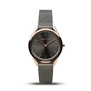 Унисекс часы BERING 31 mm с кварцевым механизмом | Наручные часы с корпусом и циферблатом из нержавеющей стали | Миланский браслет | Сапфировое стекло | 3 ATM | 17031 - Фото 1