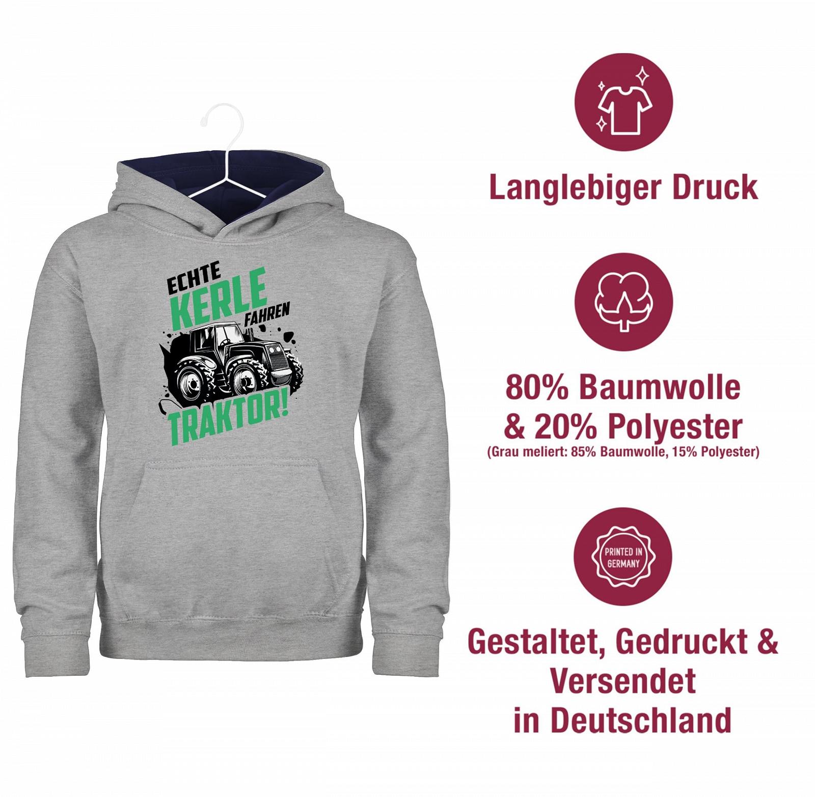 Детский Худи Traktoren Echte Kerle Fahren Traktor Trecker Landwirt Bauer Geschenk, фото №4