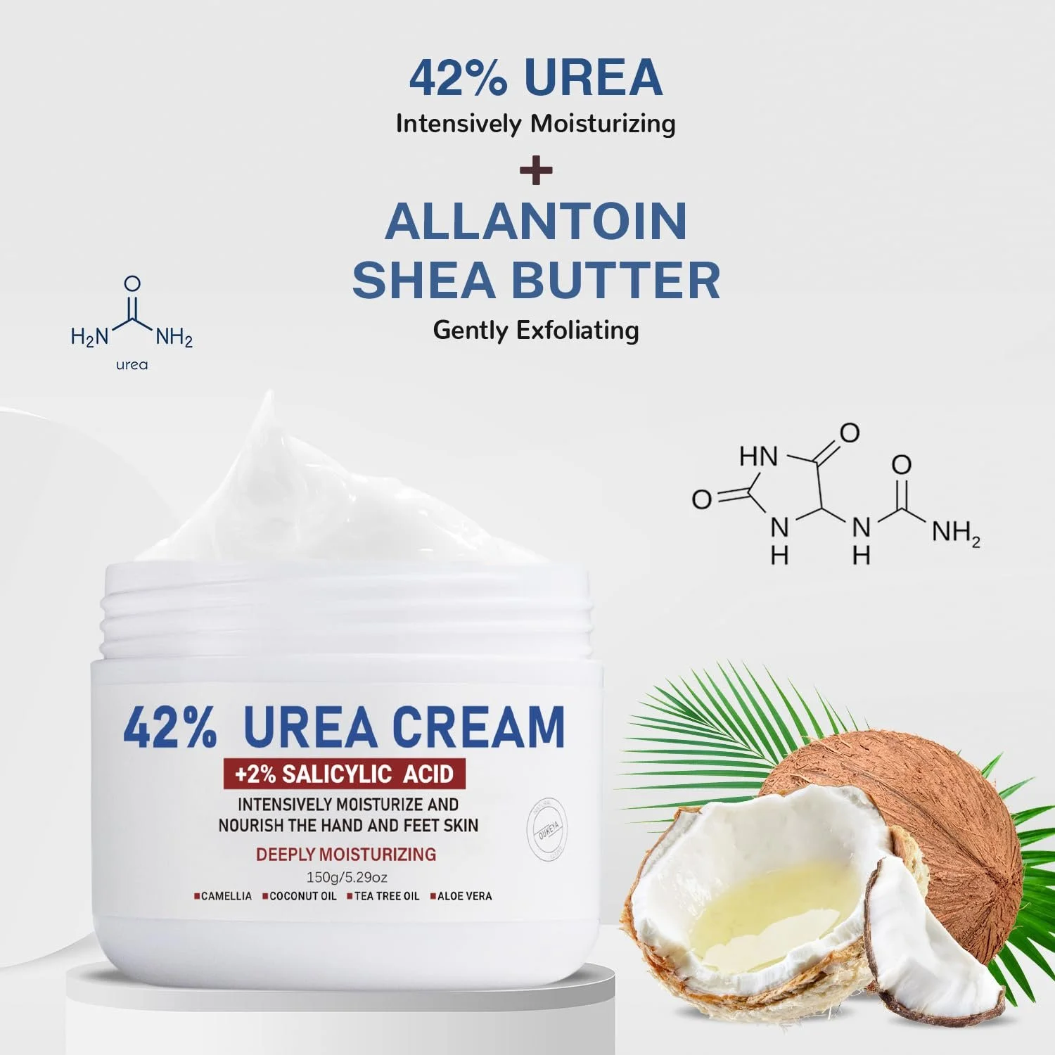 Крем для ног OUKEYA Urea Cream 42% with 2% Salicylic Acid увлажняющий и восстанавливающий, фото №2