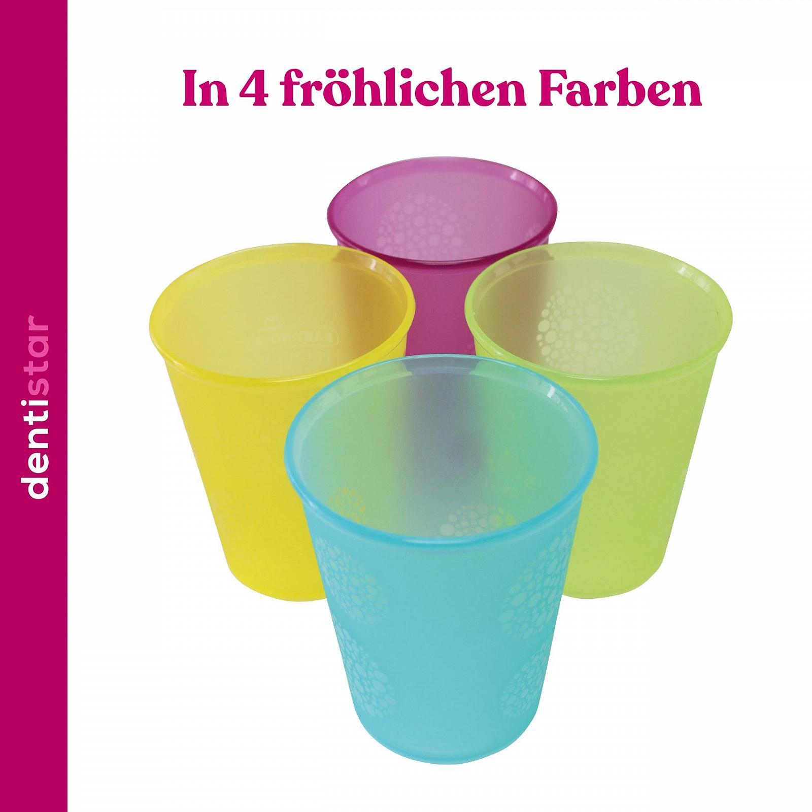 Детские чашки Dentistar 4 цвета 4 x 180 мл, фото №3