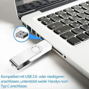USB-флеш-накопичувач AreTop 32GB USB 2.0 Білий (10 шт.) synthetic.ua - Фото 1