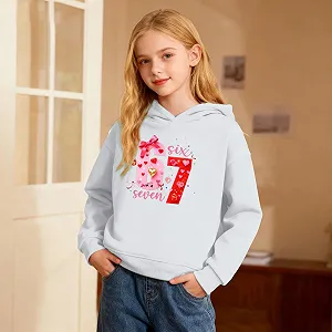 Худи Six Seven 67 Детский Пуловер С Длинным Рукавом Теплый M Принт synthetic.ua - Фото 1