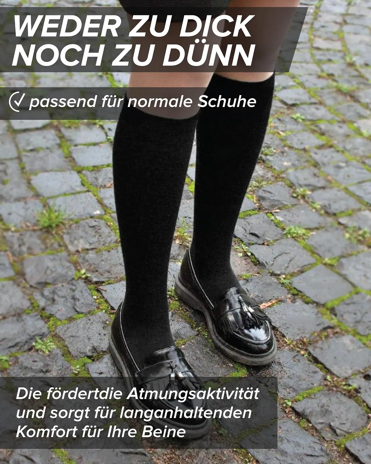 Женские носки vitsocks из 80% шерсти мериноса зимние теплые до колена, 35-38, 39-42, фото №3