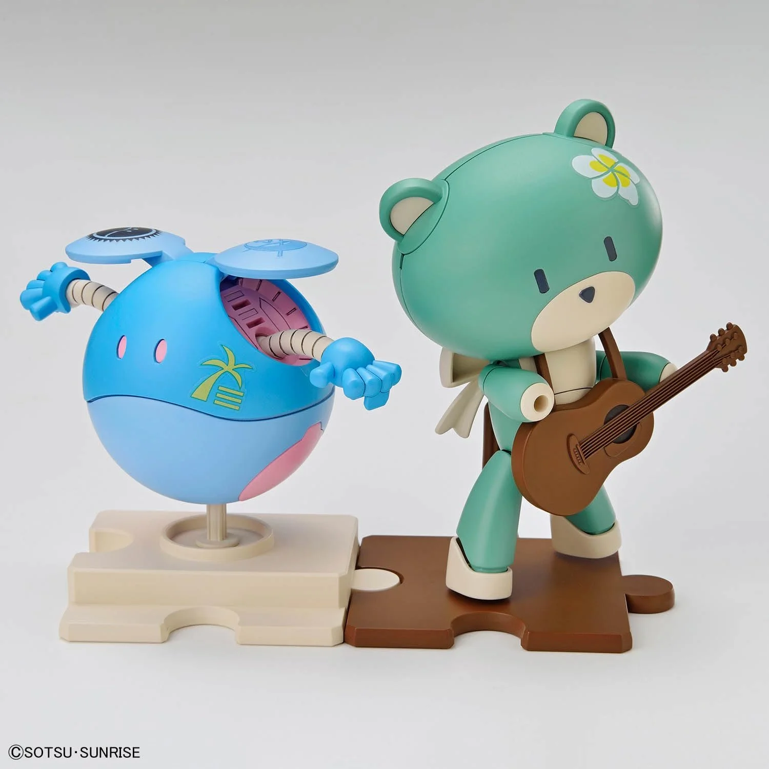 Набор для моделирования Bandai Hobby Gundam Gunpla HG 1/144 09 Bearguy Ohana & Aloharo Set 13 см, фото №20