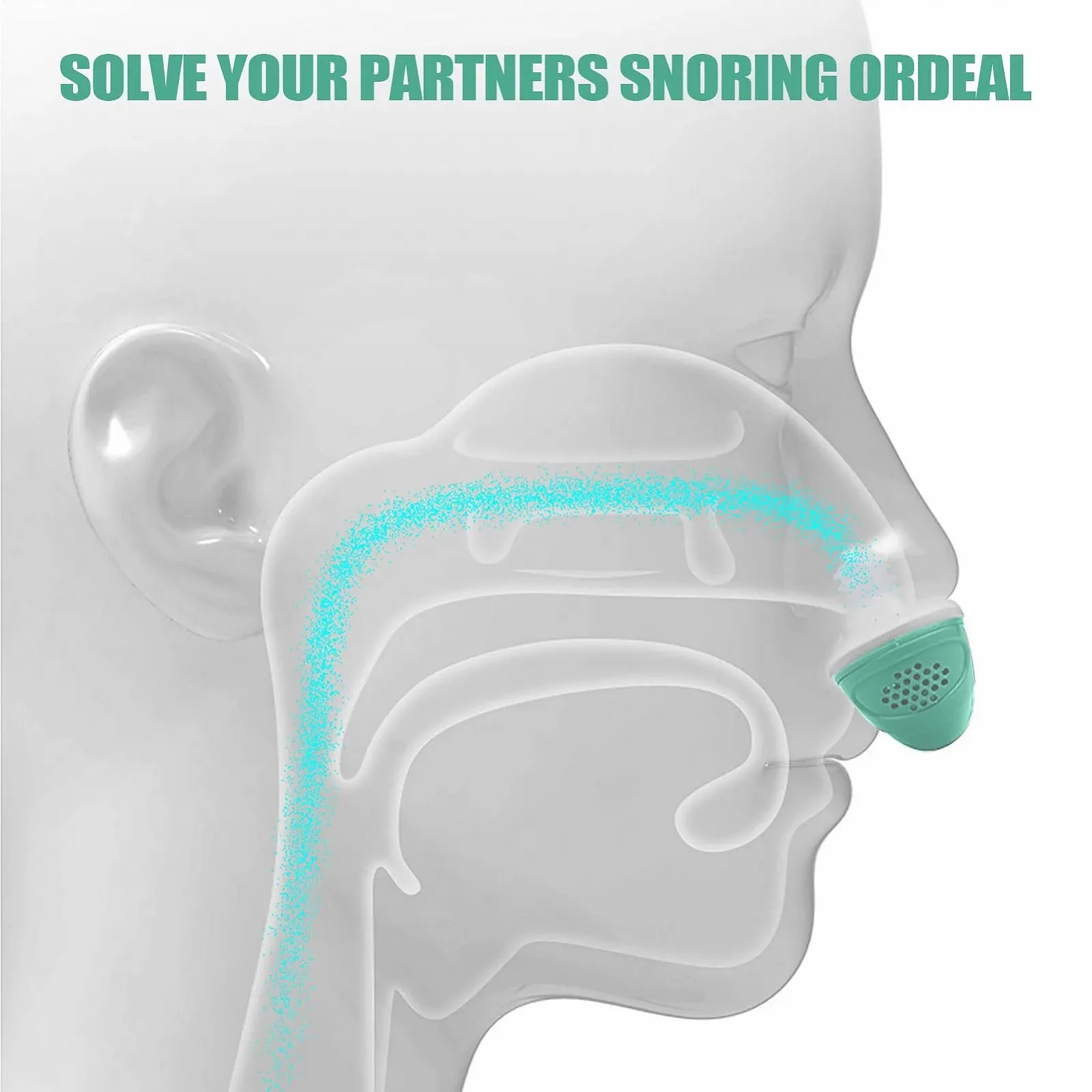 Пристрій проти хропіння Sactive Електричний портативний пристрій для сну, фото №2