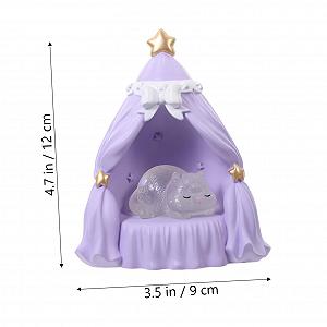 Настольная лампа AOKWAWALIY Katze Nachtlicht Kawaii в форме кошки ночник животное светодиодный светильник смена цветов кристалл декоративный свет фиолетовый synthetic.ua - Фото 1