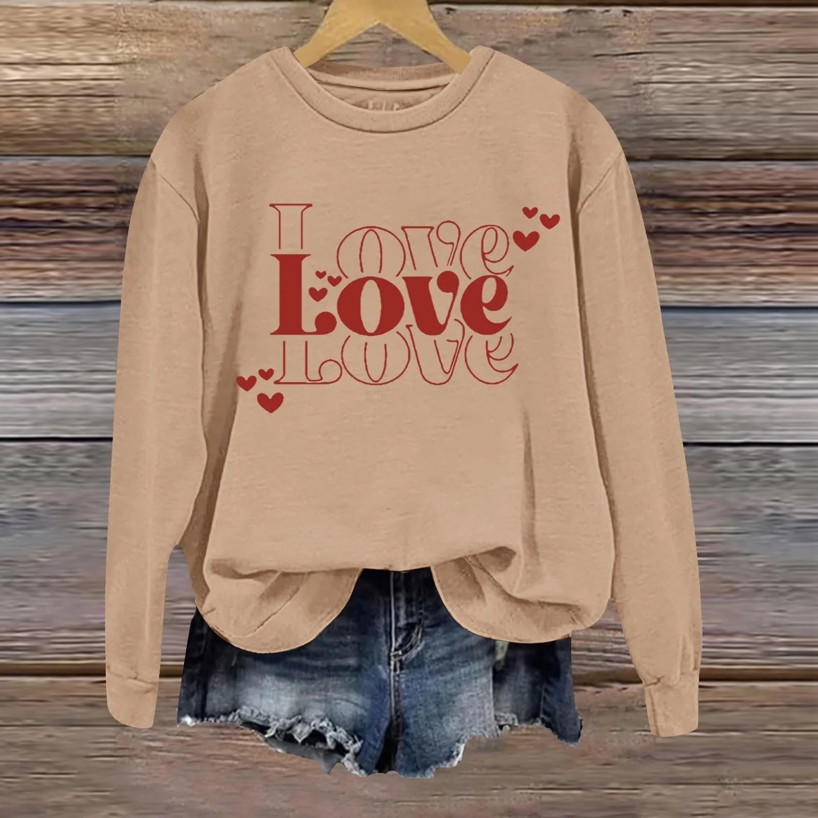 Женский Свитер ко Дню Святого Валентина Милый Пуловер с Сердцем Женский Топ Подарок на День Святого Валентина Шикарный Оригинальный Теплый Дешевый, фото №2 Женский Свитер ко Дню Святого Валентина Милый Пуловер с Сердцем Женский Топ Подарок на День Святого Валентина Шикарный Оригинальный Теплый Дешевый, фото №2