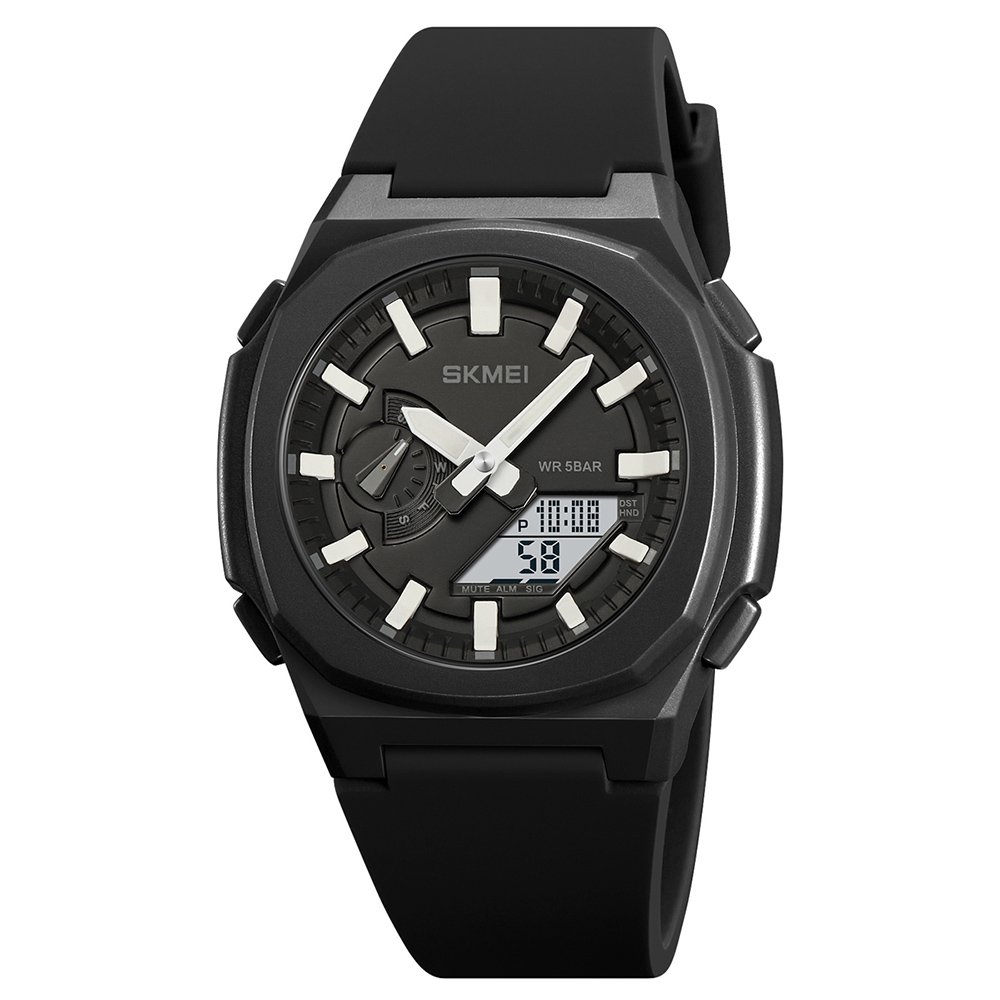 Годинник Skmei 2091BKWTWT Black-White White, фото №1