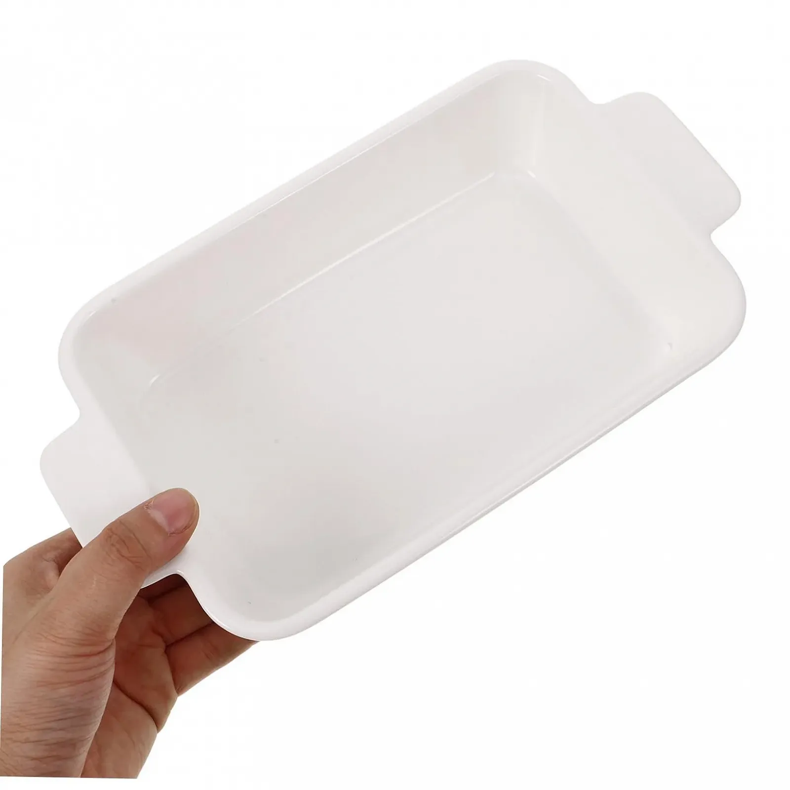 Форма для запекания Cabilock керамическая с двойными ручками прямоугольная, фото №3