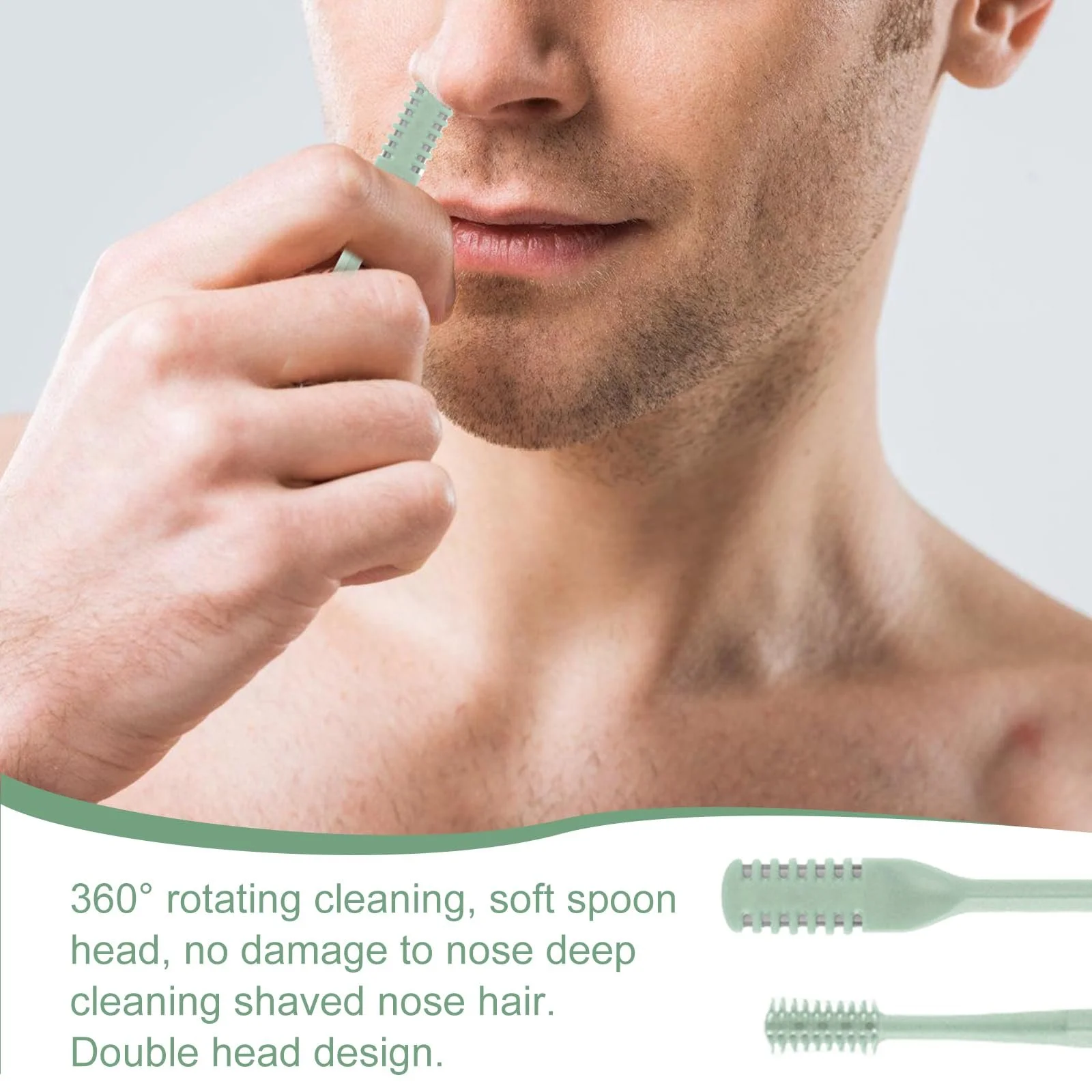 Тример Nose Hair Trimmer Double-Sided Nose Hair Knife, фото №3