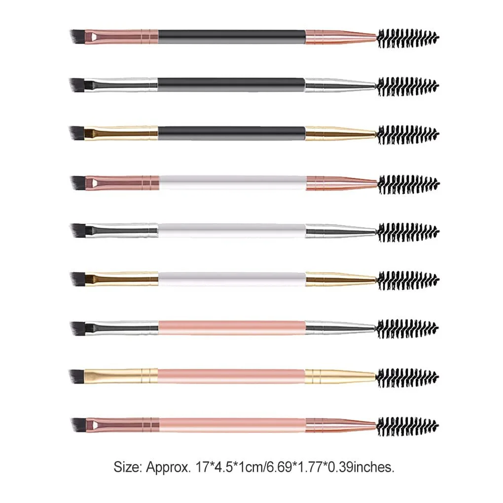 Кисти для бровей rongweiwang Многоцветная, розовая/серебристая, фото №6 Кисти для бровей rongweiwang Многоцветная, розовая/серебристая, фото №6
