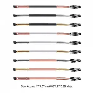 Щіточка для брів osiuujkw Подвійний кінчик Weiß/Roségold ціна на synthetic.ua - Фото 1 Щіточка для брів osiuujkw Подвійний кінчик Weiß/Roségold synthetic.ua - Фото 1