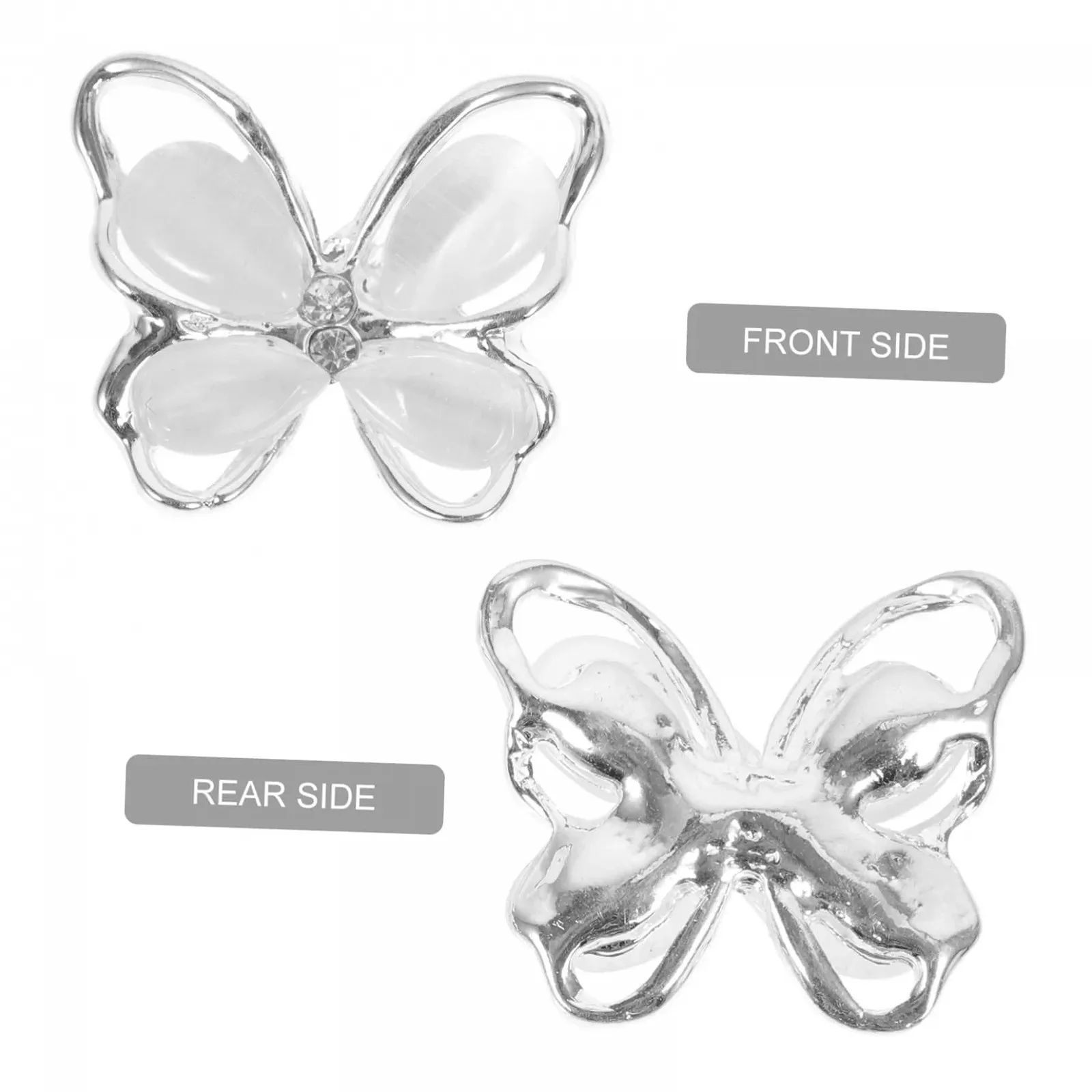 Украшения для ногтей Бабочки 10 шт. Для стильного маникюра, фото №6