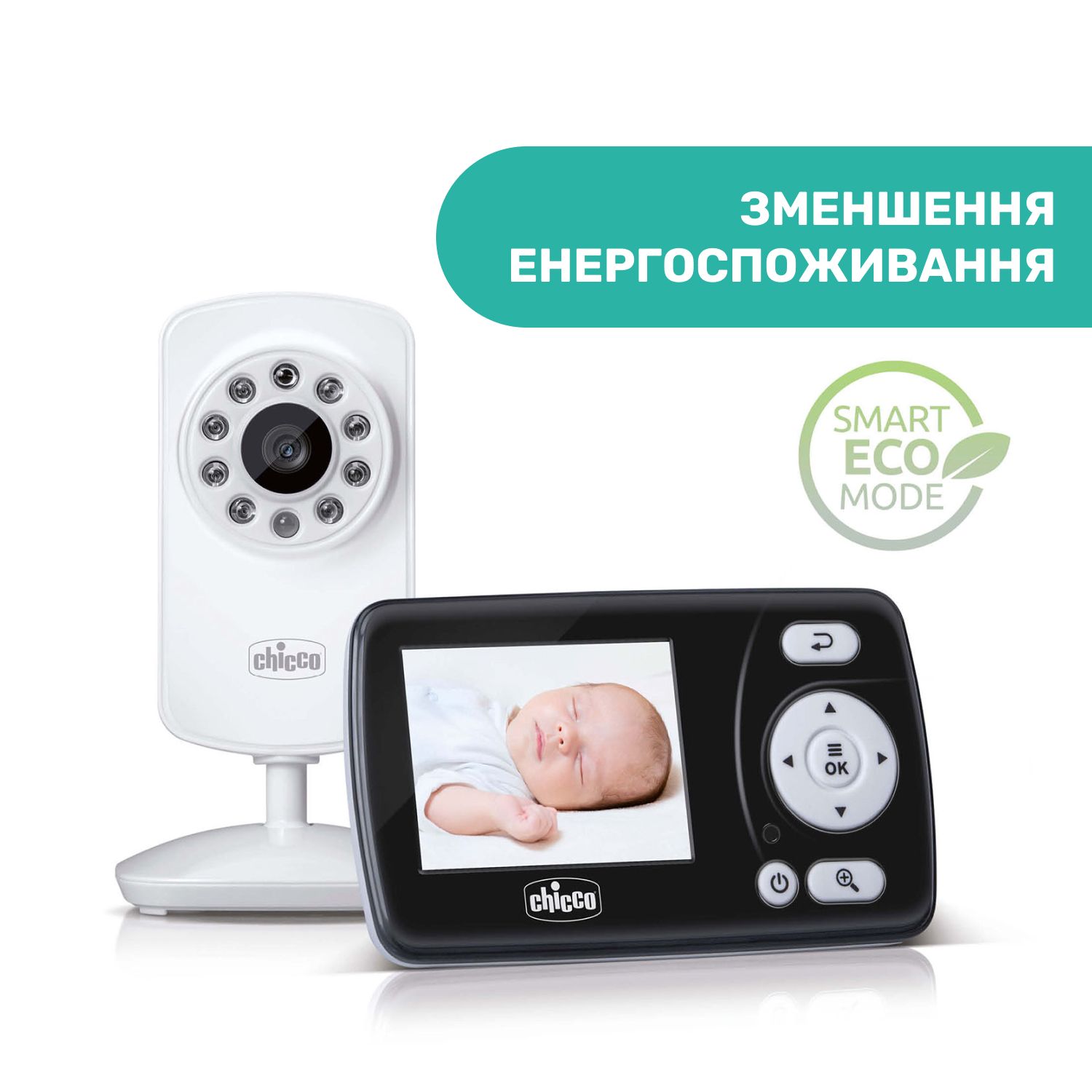 Цифрова відеоняня Chicco Video Baby Monitor Smart 10159.00, фото №3