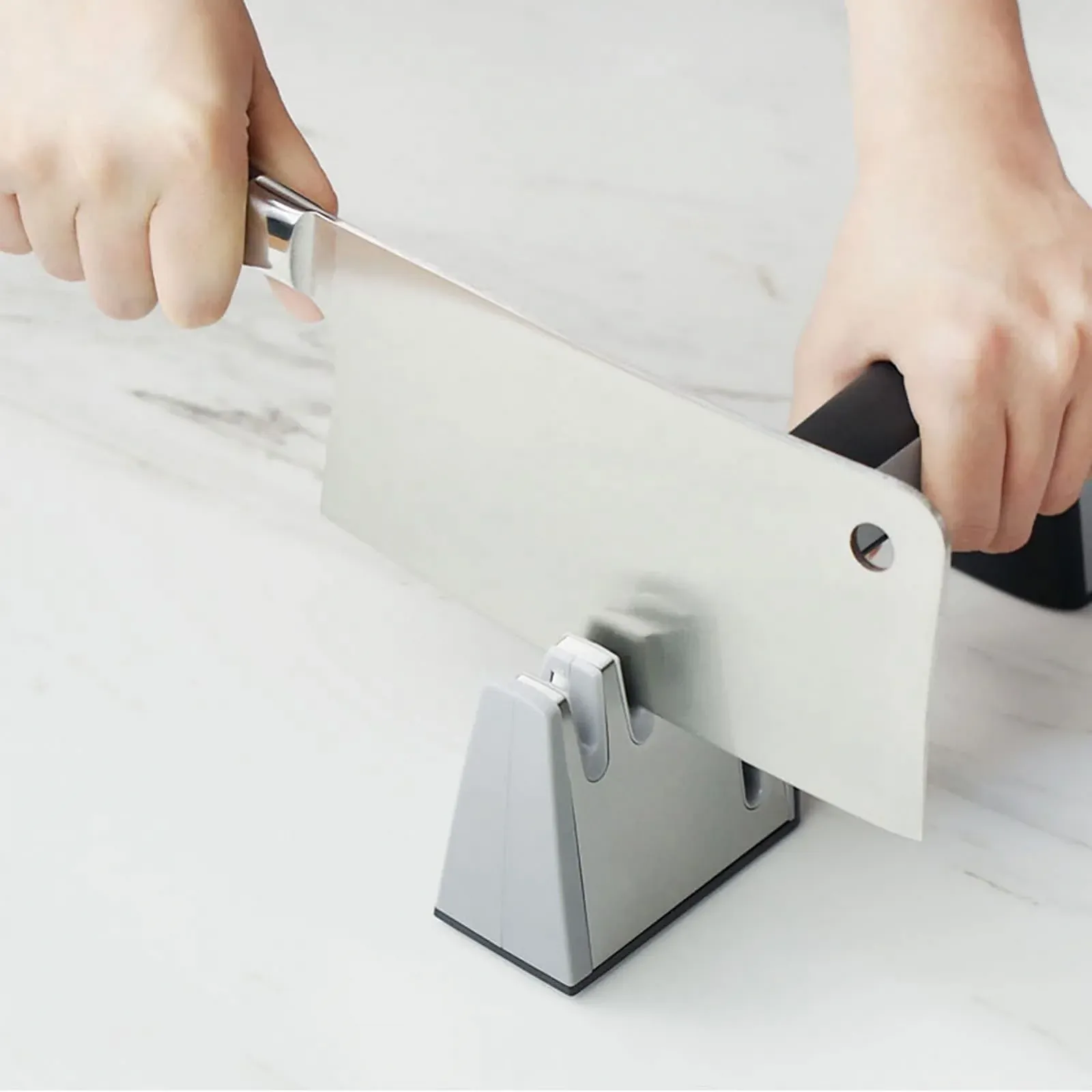 Точило для ножів Pwshymi 4-рівнева багатофункціональна, фото №2