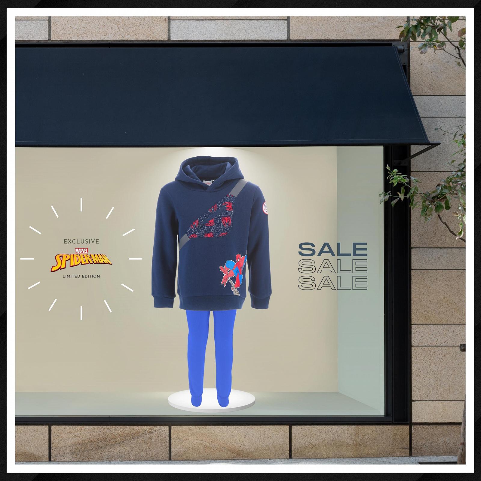 Худи Marvel Человек-паук для мальчиков, Мягкая текстильная толстовка с капюшоном, Подарок для детей, Размеры от 3 до 8 лет, фото №4