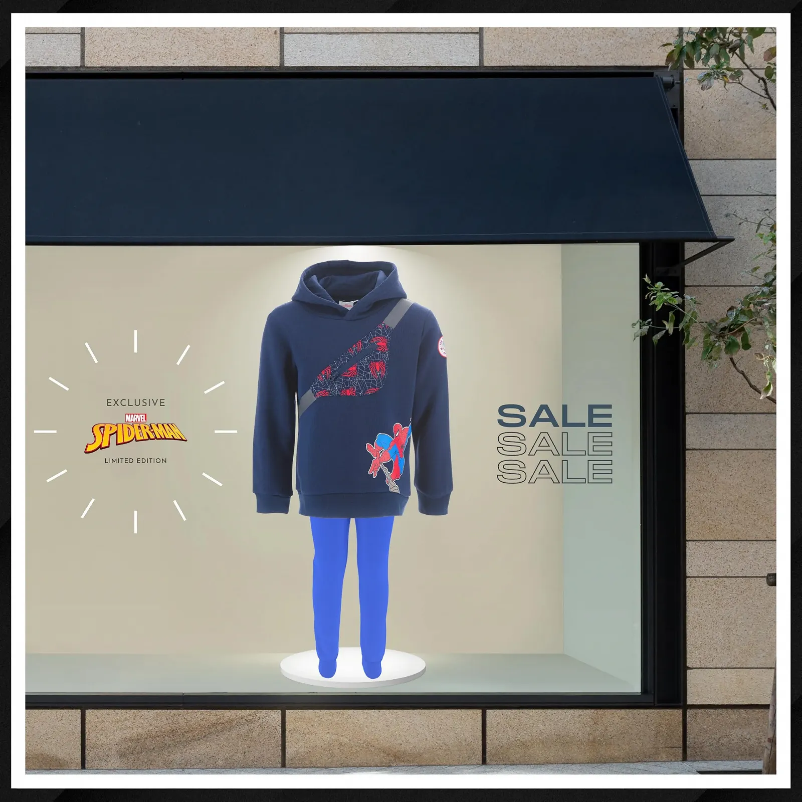 Худі Marvel Людина-павук для хлопчиків, М'яка текстильна толстовка з капюшоном, фото №4