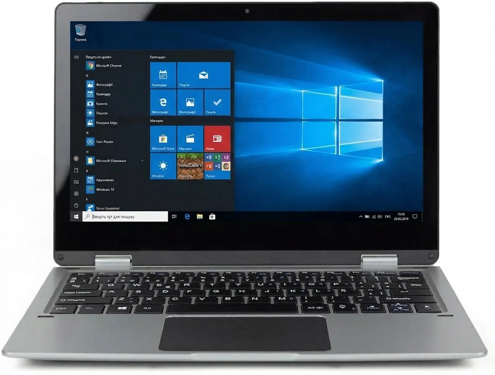 Сенсорний ноутбук 11.6" PRIXTON Flex Pro Intel Celeron N4020 RAM 4GB eMMC 64GB Win 10 (UKR), фото №2
