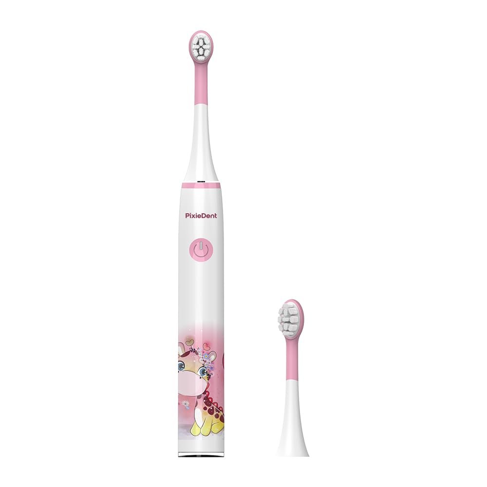 Дитяча звукова зубна щітка PixieDent Sweet Giraffe 2 режими Таймер Soft Bristles, фото №7