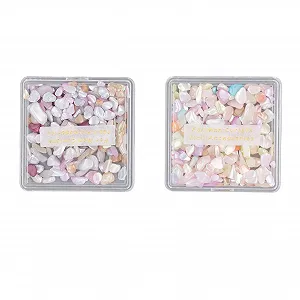 Ракушки для ногтей 2 коробки Aurora Glitter UV Gel DIY - Фото 1