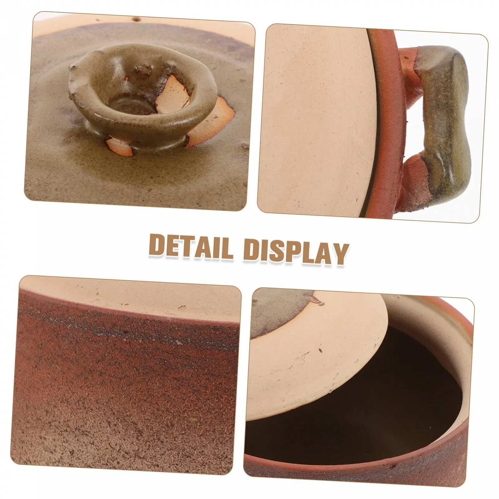 Кастрюля Cabilock Терракотовая с ручкой для тушения, фото №8