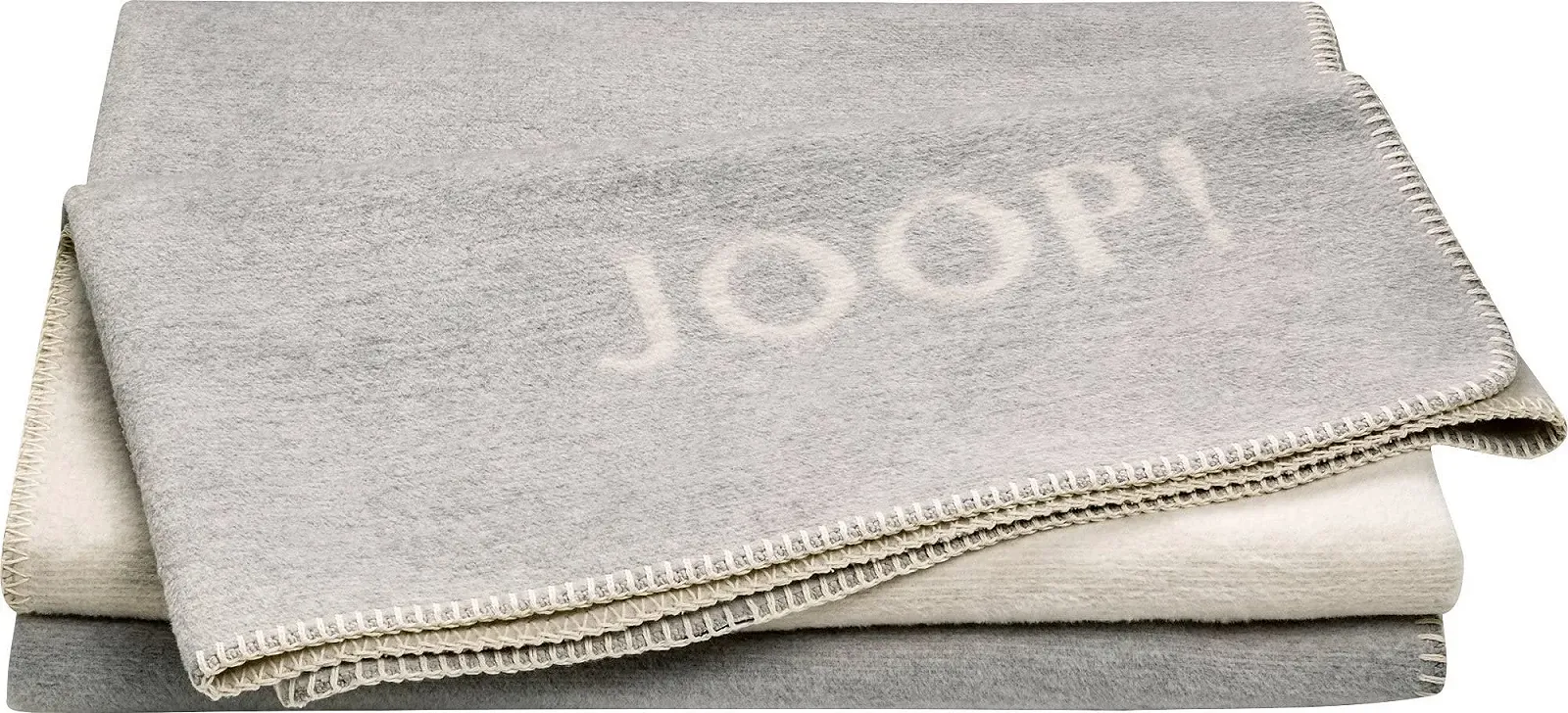Одеяло Joop! Melange Двустороннее Смесь хлопка Серебряный камень Размер 150 x 200 см, фото №1