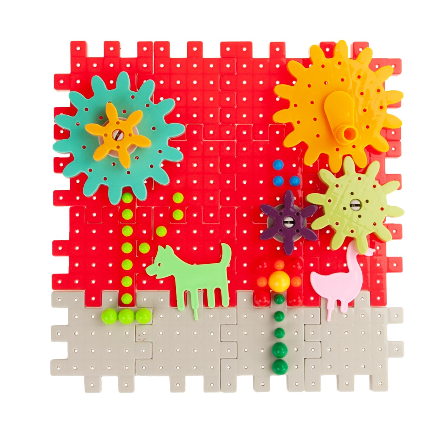 Конструктор Creative Building Blocks с шестеренками 268 элементов, фото №9