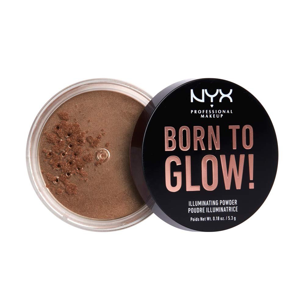 Пудра NYX Born To Glow Освещающая Desert Night, фото №3