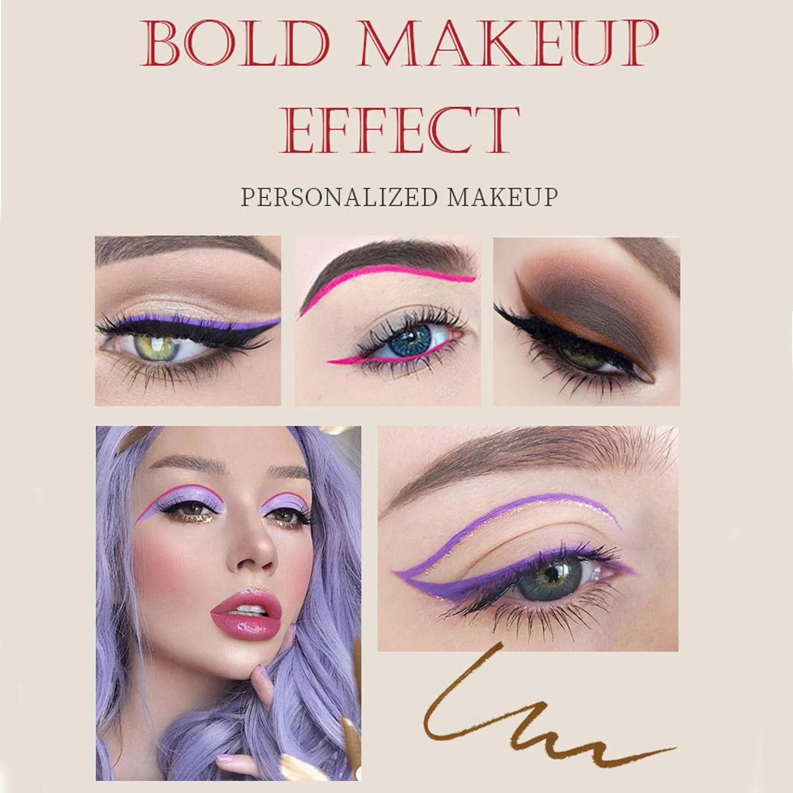 Жидкая Подводка для Глаз Матовый Высокопигментированный водостойкая Разноцветный (8 цветов), фото №2 Жидкая Подводка для Глаз Матовый Высокопигментированный водостойкая Разноцветный (8 цветов), фото №2