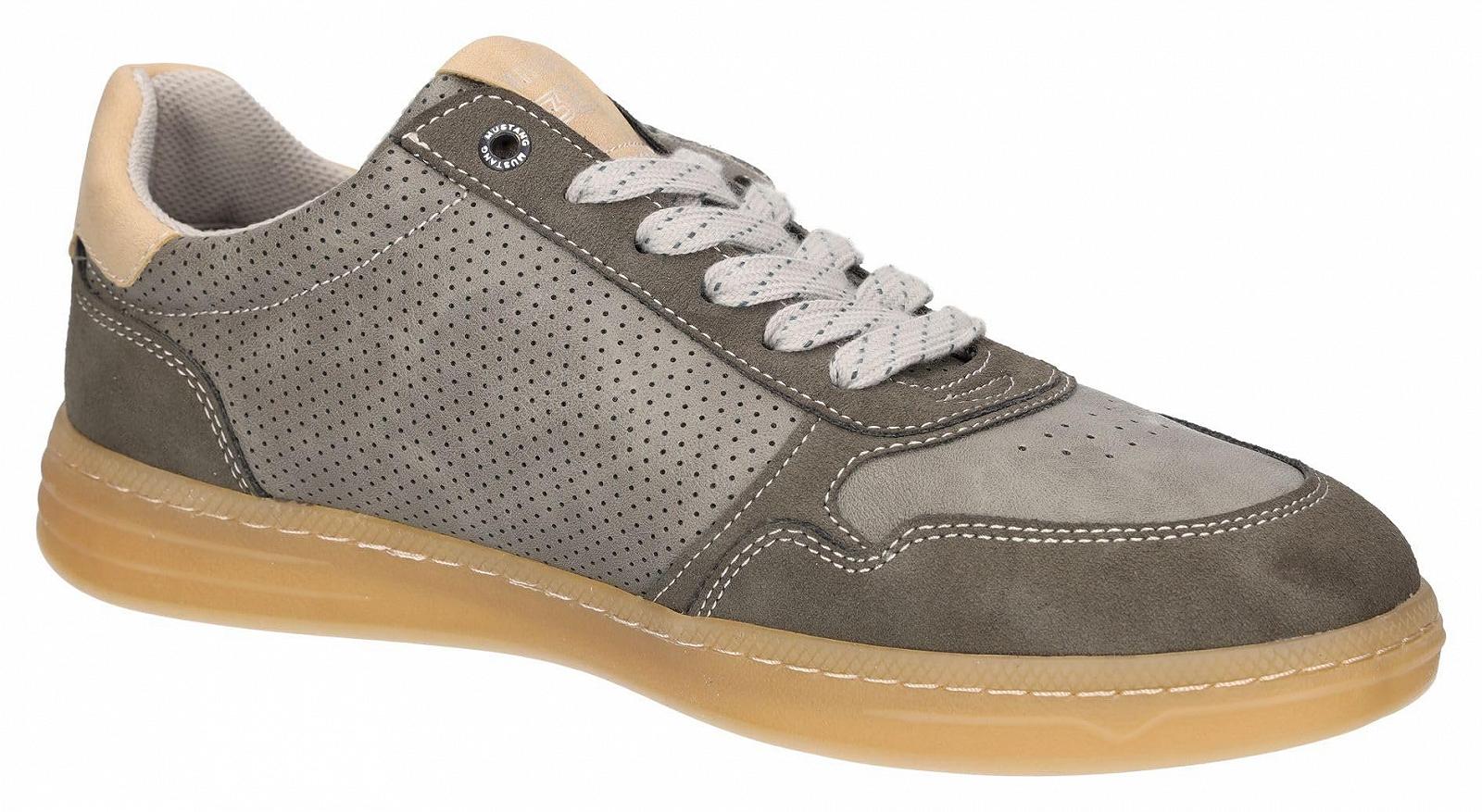 Чоловічі напівчеревики MUSTANG сірого кольору, фото №5 Чоловічі напівчеревики MUSTANG сірого кольору, фото №5