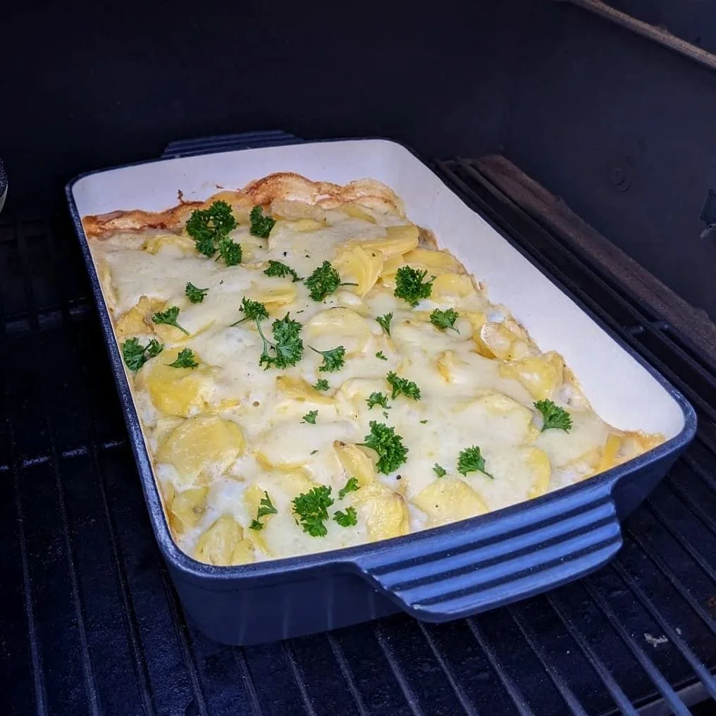 Чугунная форма для запекания Mahlzeit квадратная эмалированная 3.8 л Blue Berry, фото №3