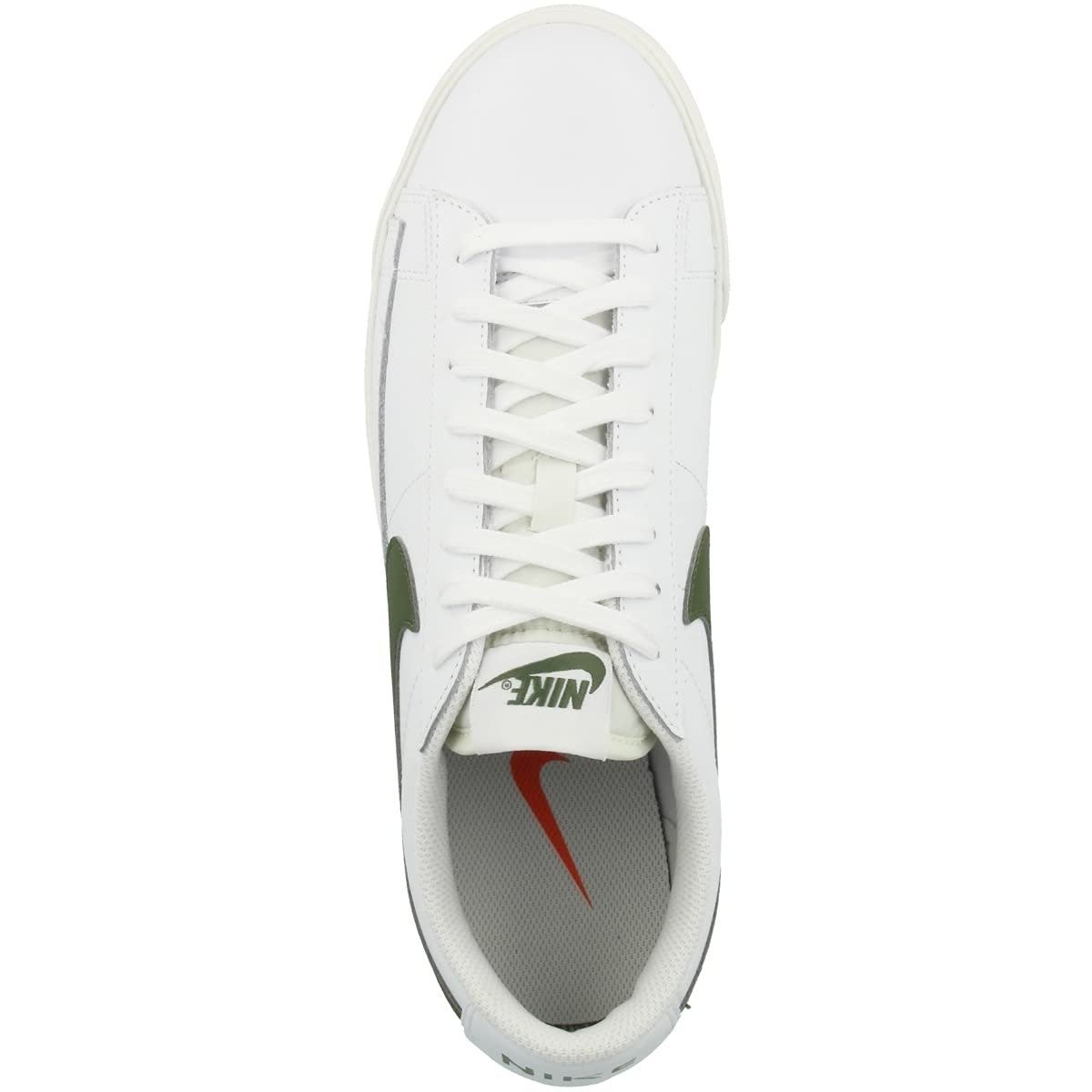 Кросівки Nike Blazer Low Leather Білі/Чорні чоловічі, фото №2