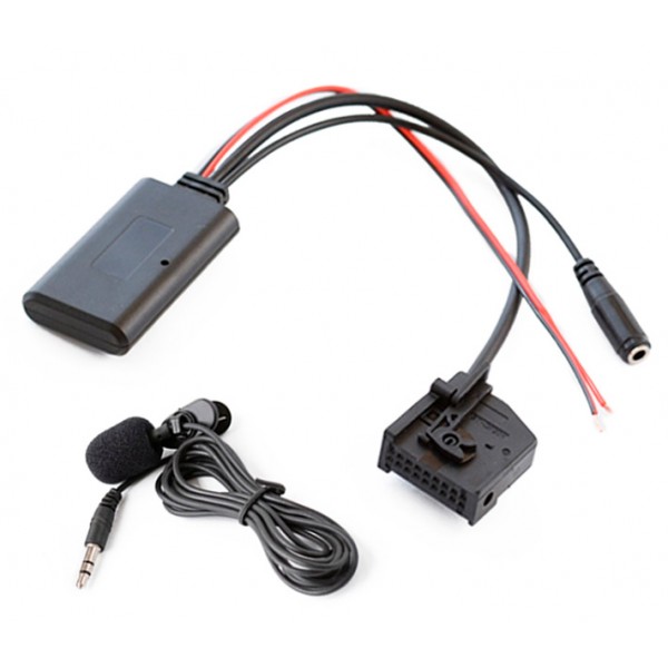 Bluetooth адаптер 18 pin AUX для Volkswagen Skoda Seat MFD2 RNS2 AWM BTM-24, фото №1