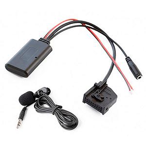 Bluetooth адаптер 18 pin AUX для Volkswagen Skoda Seat MFD2 RNS2 AWM BTM-24 - Фото 1