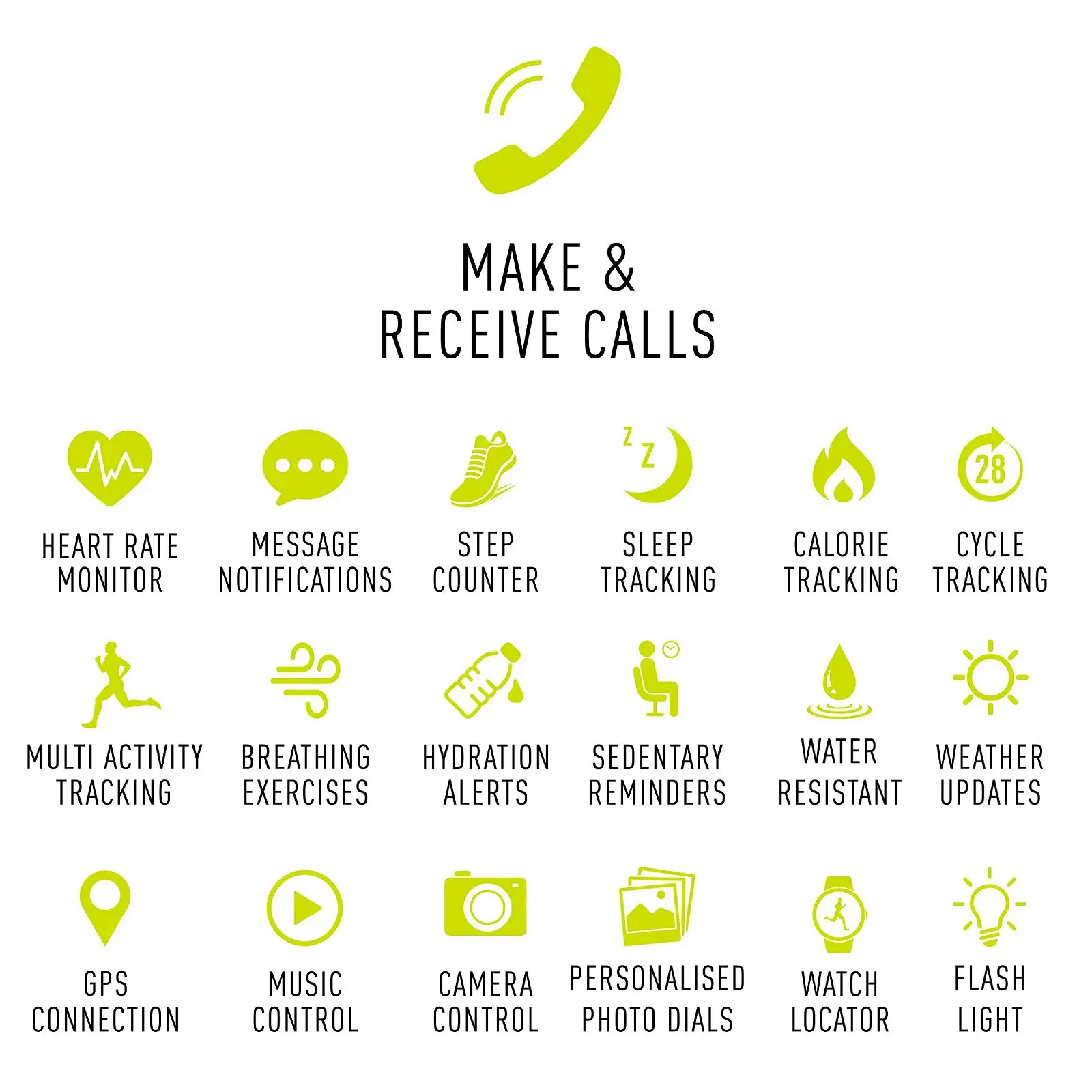 Смартгодинник Reflex Active Series 17 1.8" Чорний Ремінець, фото №5