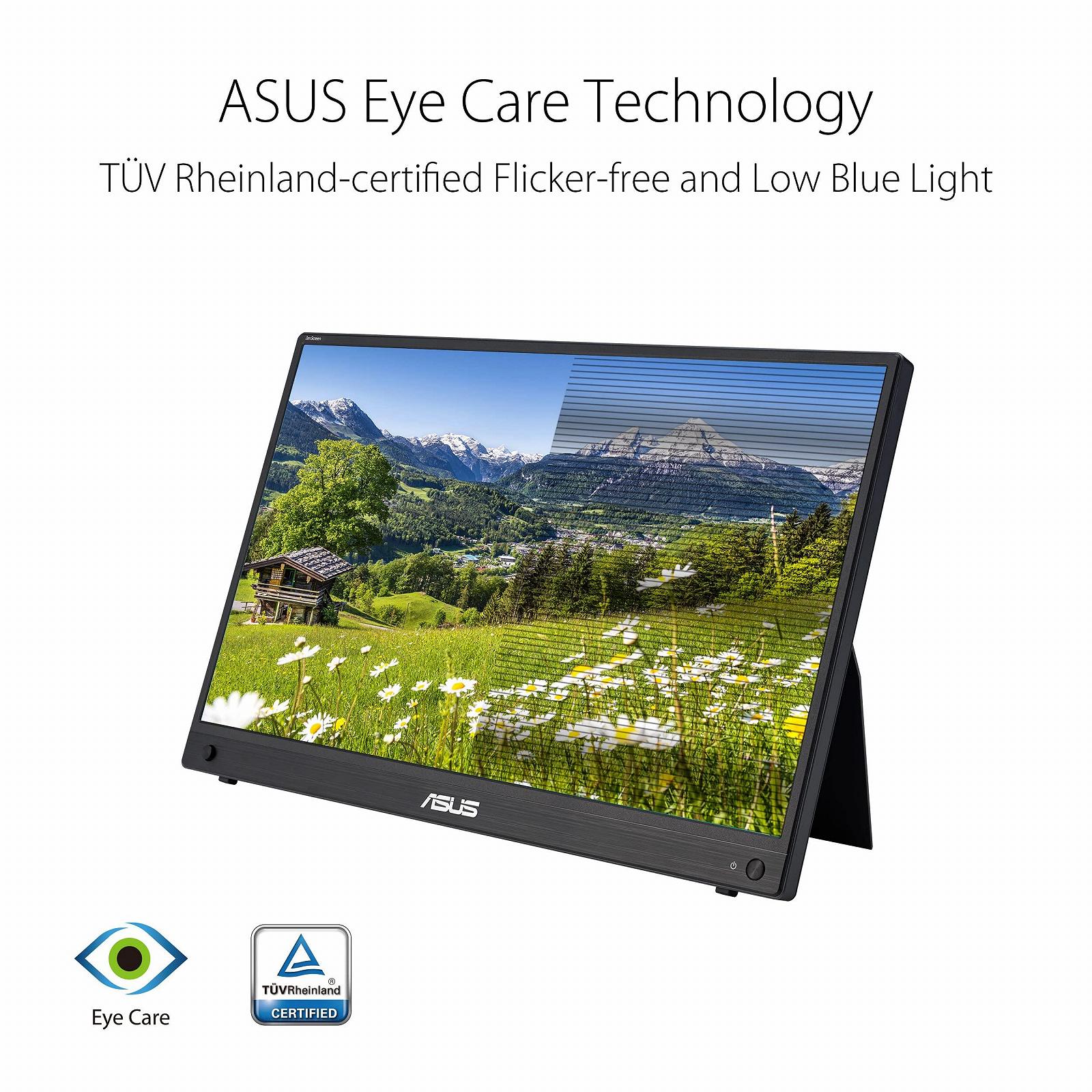 Монітор ASUS ZenScreen MB16AHG 15.6 дюйма Портативний USB Full HD Тип-C Mini HDMI Автоматичне обертання Підставка Тринога IPS 144Гц FreeSync Premium 16:9 Антибліковий, фото №6