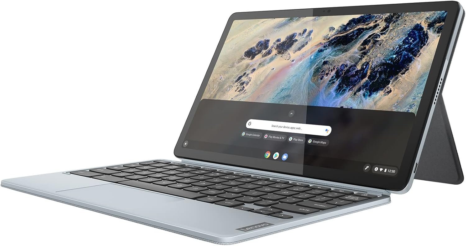 Ноутбук 10.95" Lenovo IdeaPad Duet 3 Chrome 11Q727 Qualcomm Snapdragon 7c Gen 2 RAM 4GB eMMC 64GB 12год батарея Chrome OS (UKR), фото №4