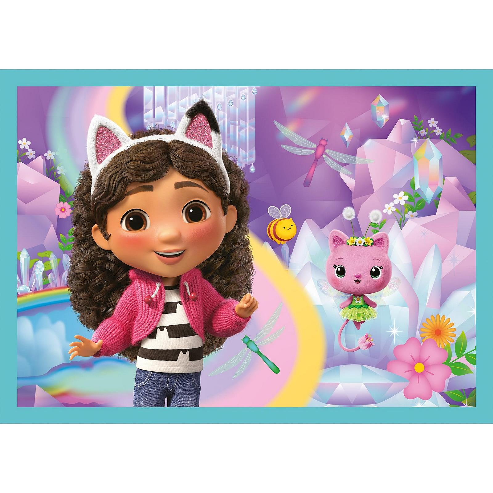 Пазл Trefl Gabby's Dollhouse Gabby's Big Adventure 4-в-1 35-70 элементов, фото №3
