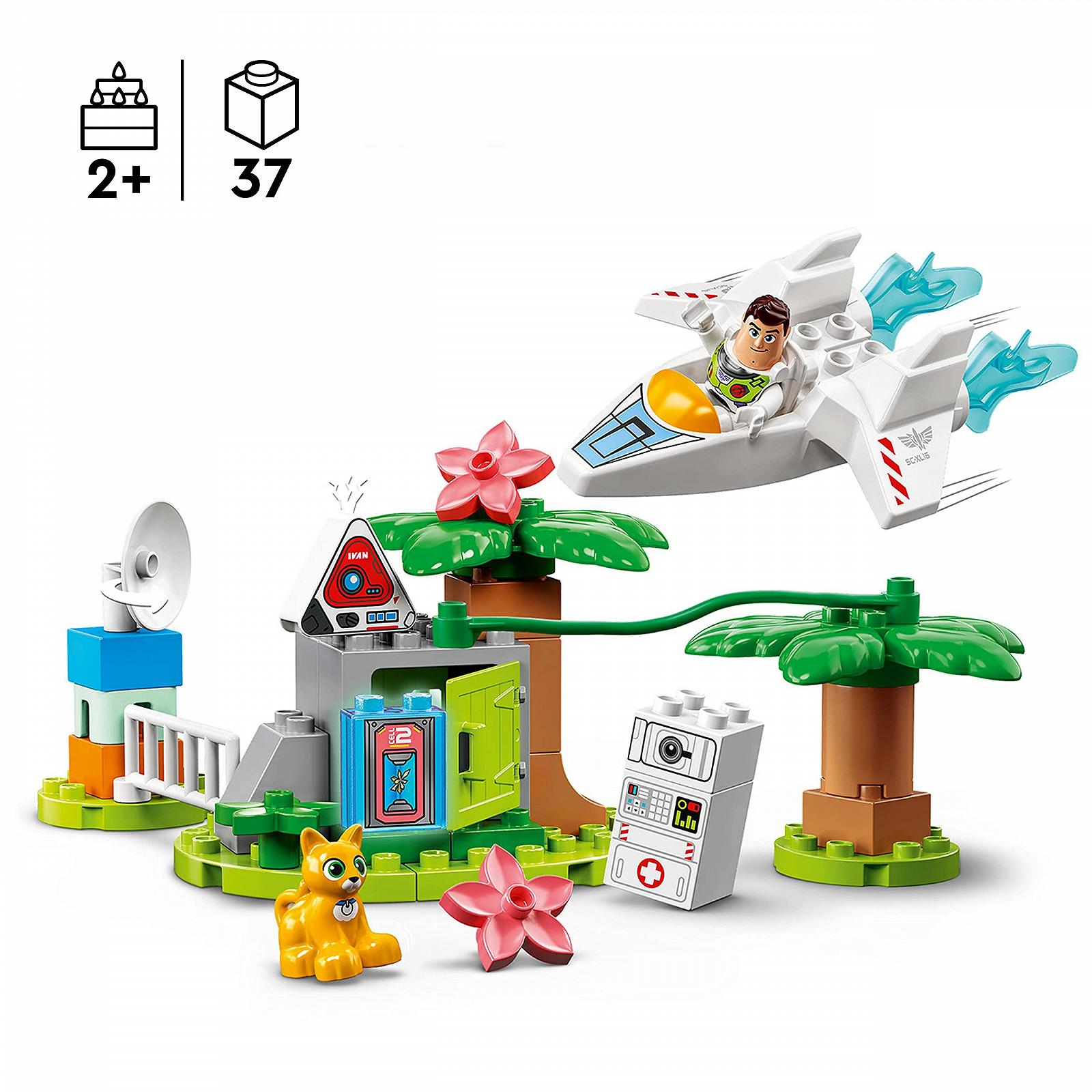 Конструктор LEGO DUPLO Disney and Pixar 10962 Планетарная миссия Базза Лайтера Космическая игрушка с космическим кораблем и роботом для малышей от 2 лет, фото №2