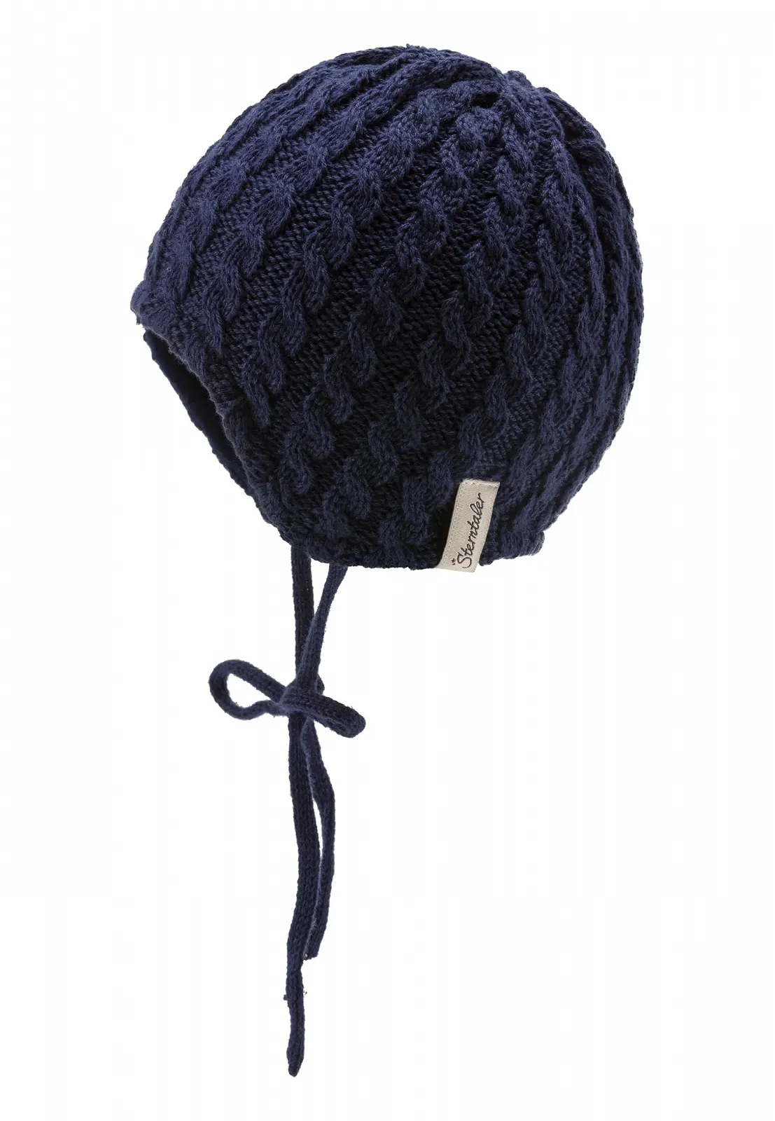 Вязаная шапка с манжетом Sterntaler Классическая детская хлопковая, фото №3