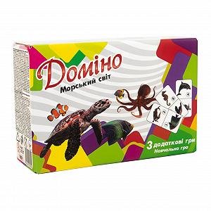 Домино Strateg Морской мир на украинском языке 30767 - Фото 1
