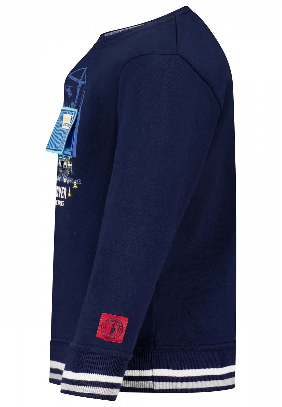 Світшот для хлопчиків SALT AND PEPPER з вишивкою вантажівки, фото №4 Світшот для хлопчиків SALT AND PEPPER з вишивкою вантажівки, фото №4