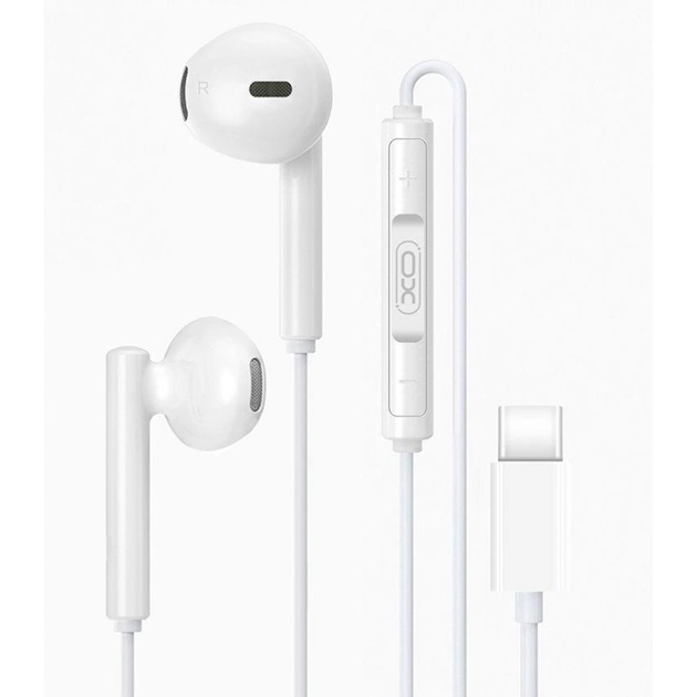 Наушники XO EP8 Type-C White, фото №1 Наушники XO EP8 Type-C White, фото №1