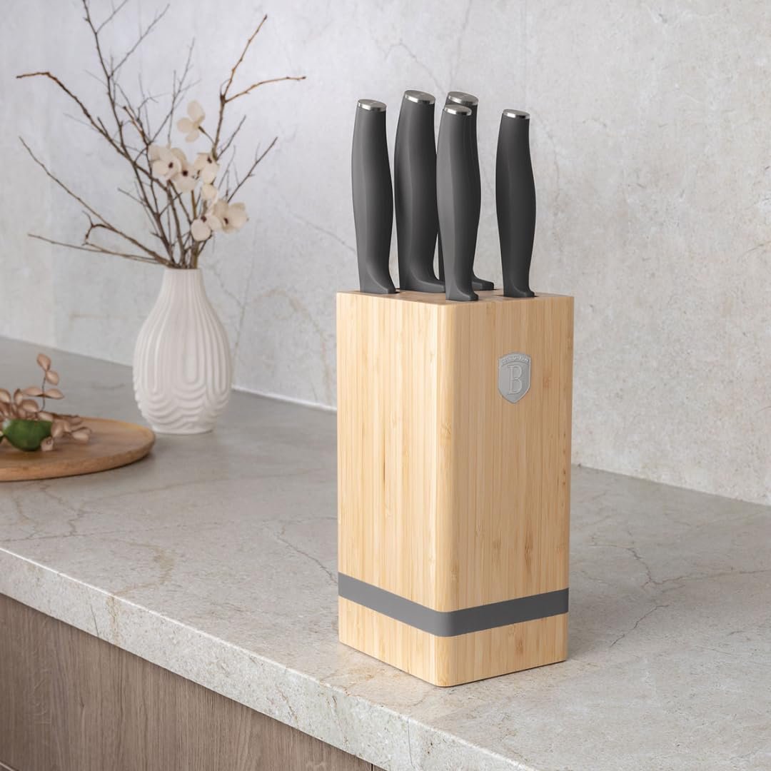 Набір ножів Berlinger Haus Bamboo BH-2968 6 предметів Anthracite, фото №2