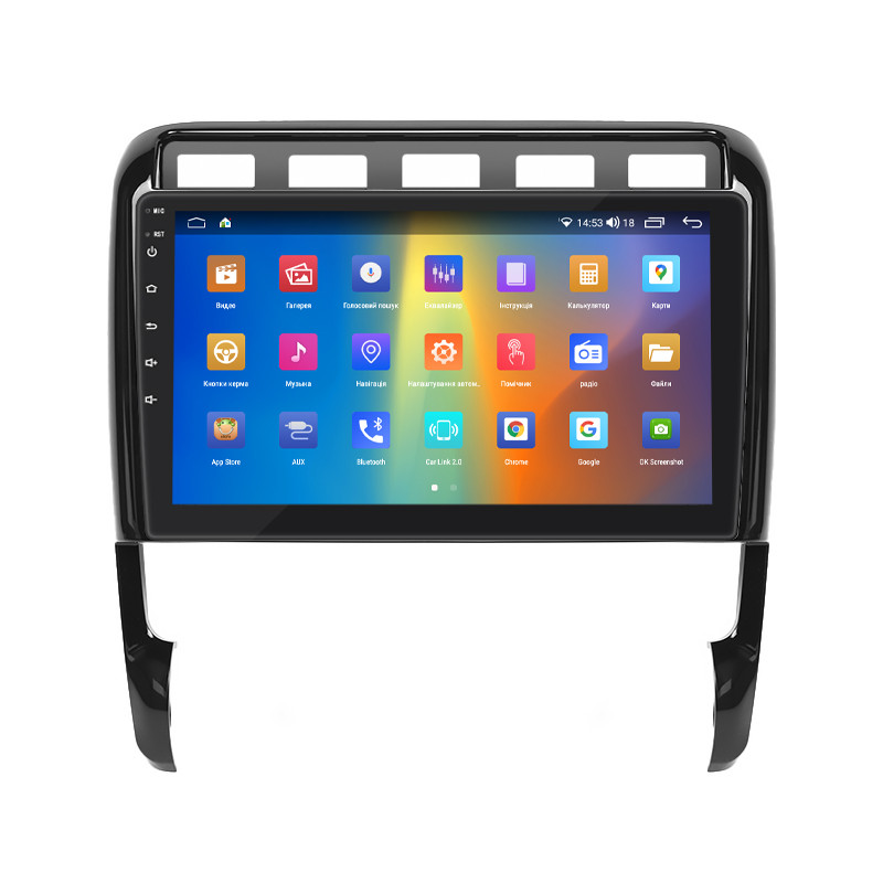 Статний магніт Lesko для Porsche Cayenne I 955 2002-2007 IPS 9 2/32Gb CarPlay 4G Wi-Fi GPS Prime (10212-53318), фото №2