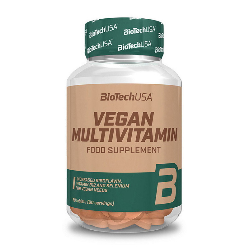 Веганський мультивитамінний комплекс BioTech Vegan Multivitamin 60 tabs, фото №1 Веганський мультивитамінний комплекс BioTech Vegan Multivitamin 60 tabs, фото №1