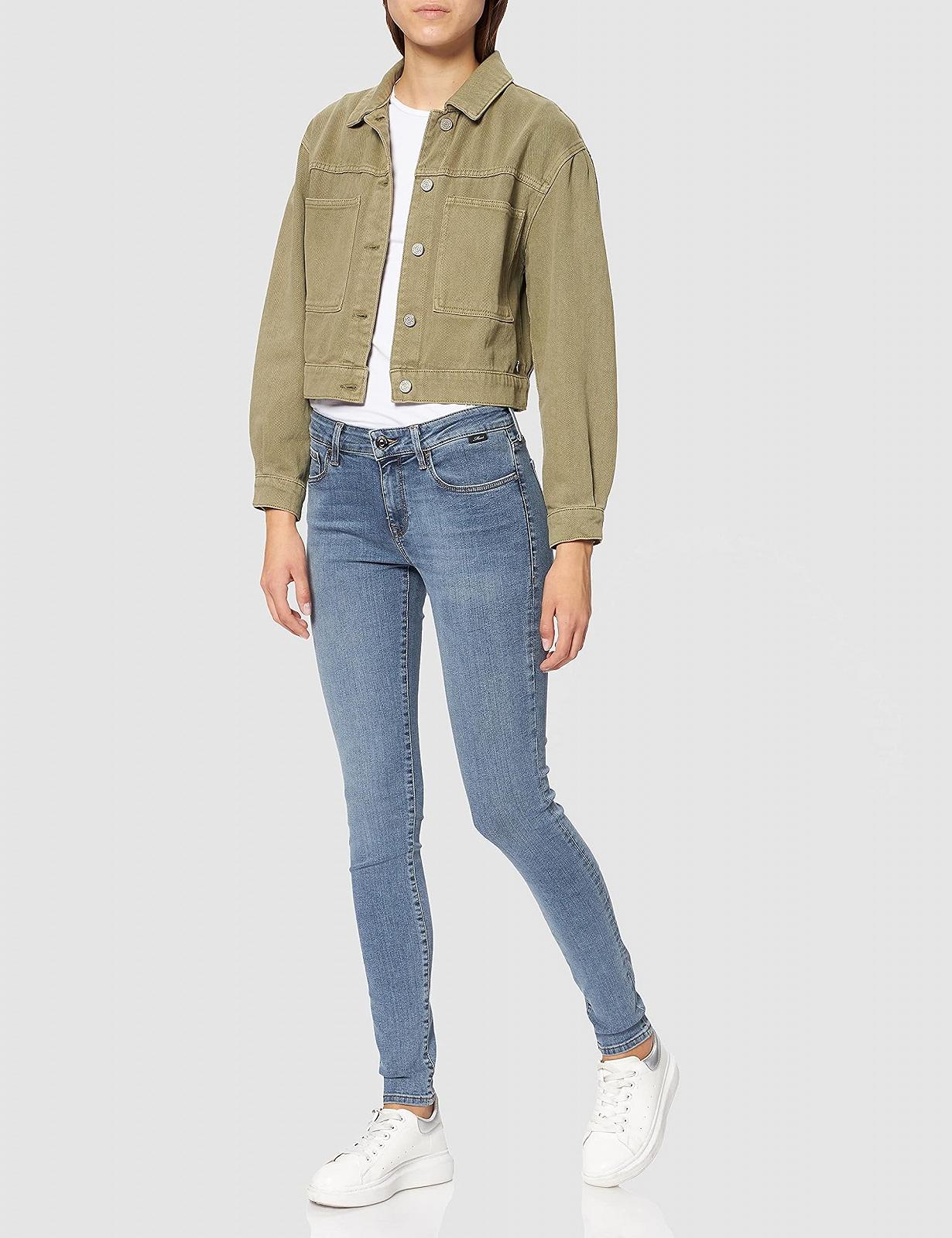 Жіночі джинсові штани MAVI ADRIANA Blue Green Nolita Str - 30, фото №1