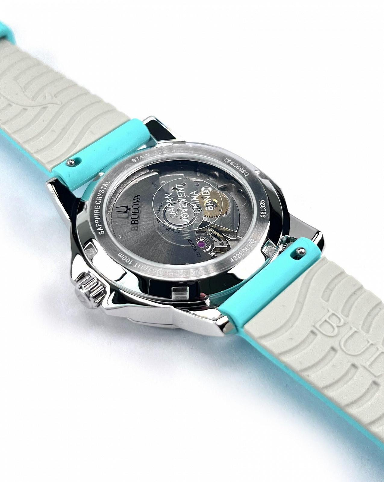 Автоматические часы Bulova 96L325, серебряный, Ремешок., фото №4 Автоматические часы Bulova 96L325, серебряный, Ремешок., фото №4
