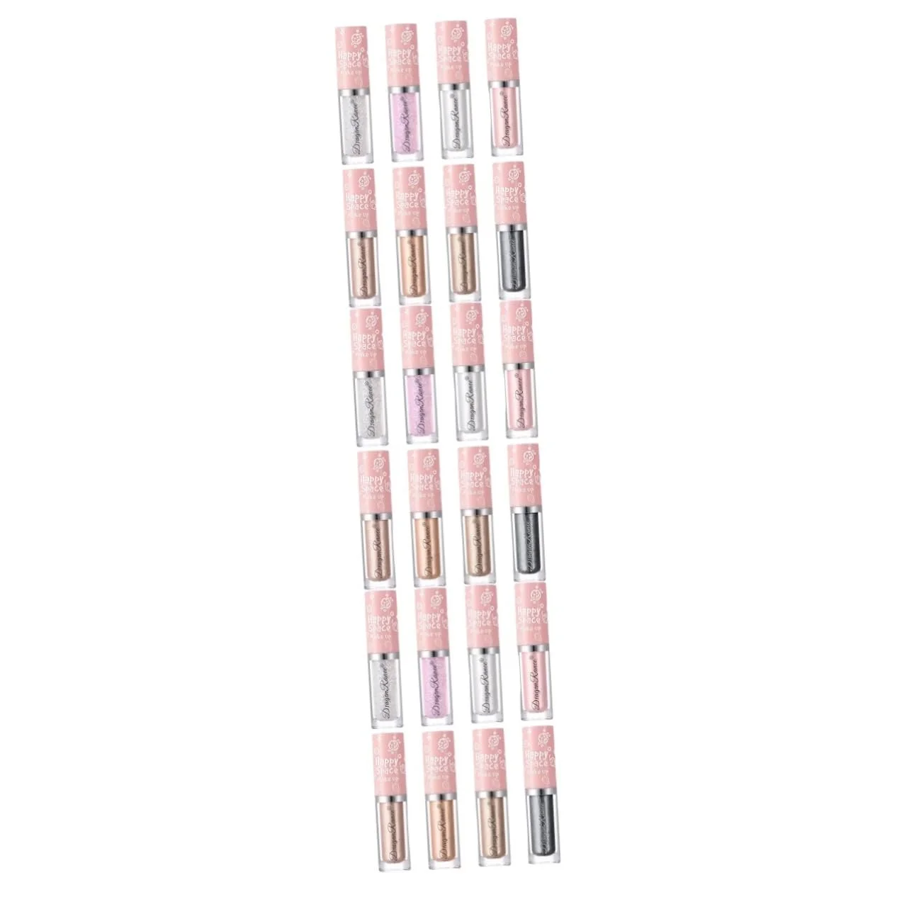 Рідкі тіні minkissy металік з блискітками, фото №1